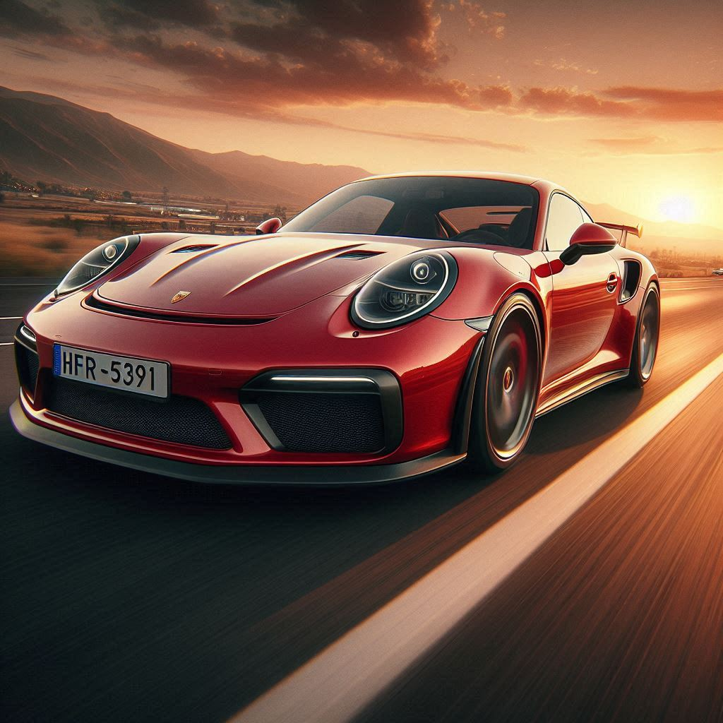 red porsche image